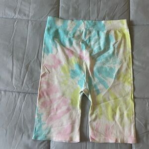 Tide dye bicker shorts
